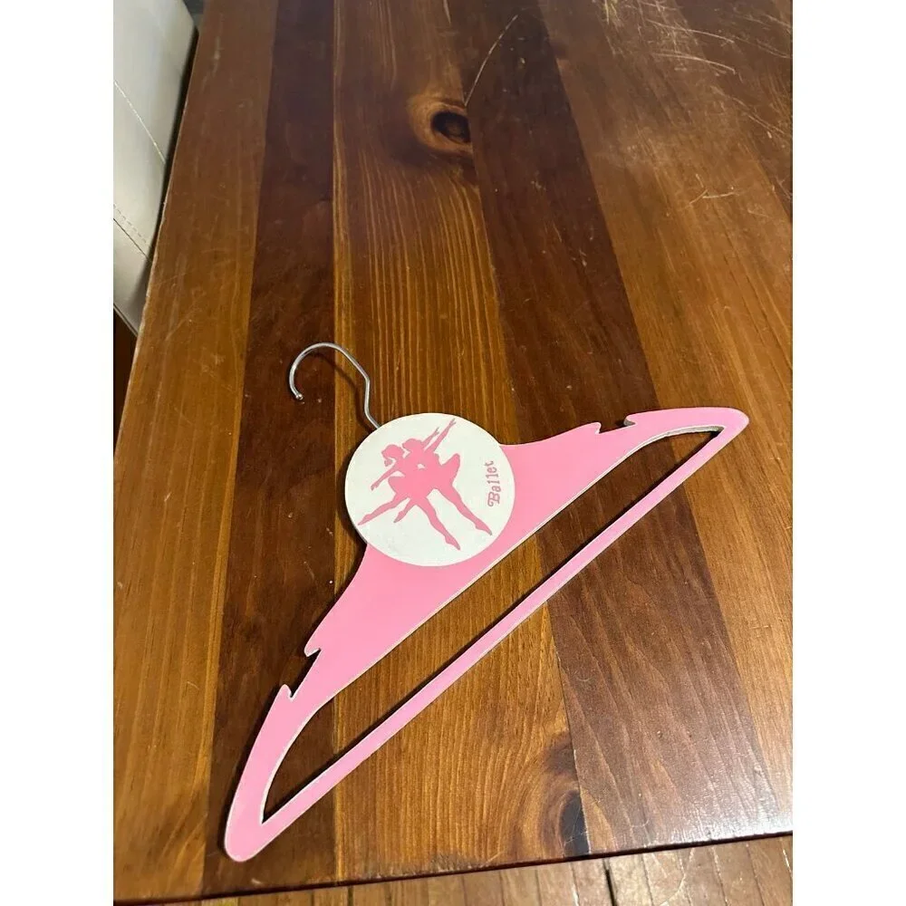 Pink Ballet Wooden Hanger